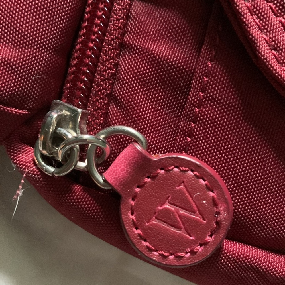Wittchen burgandy cross body fabric purse - Picture 3 of 3